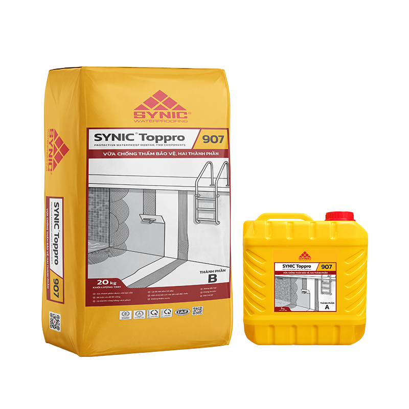 SYNIC Toppro 907 - Vữa chống thấm bảo vệ, hai thành phần