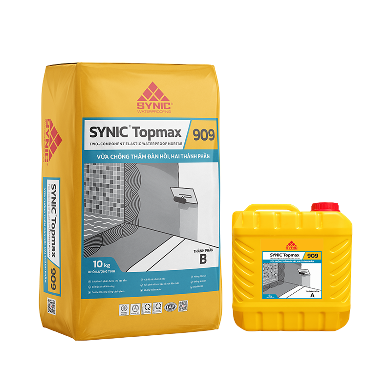 SYNIC Topmax 909 - Vữa chống thấm đàn hồi, hai thành phần