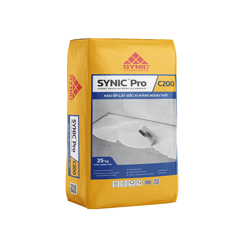 SYNIC Pro C200 - Keo ốp lát gốc xi măng ngoại thất