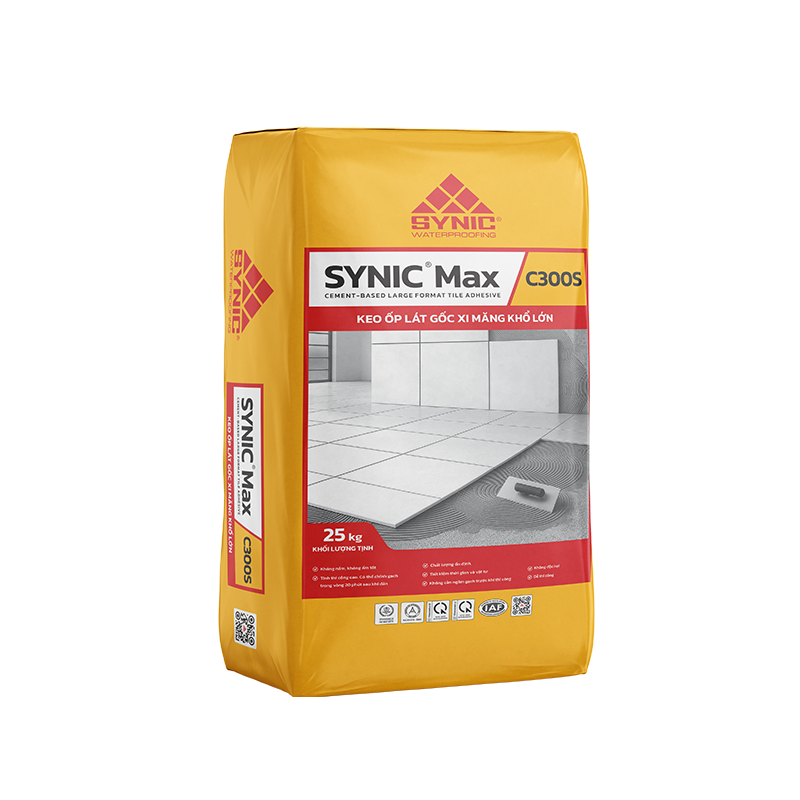 SYNIC Max C300S - Keo ốp lát gốc xi măng khổ lớn